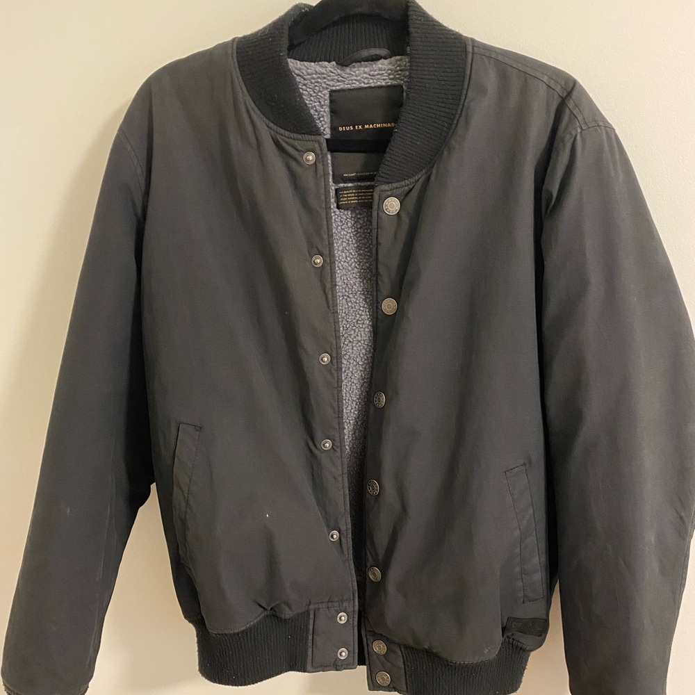 DEUS EX MACHINA BOMBER JACKET - GREY